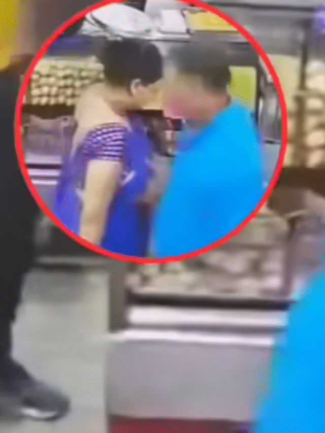 Shocking Incident Outside Sweet Shop Caught on Camera